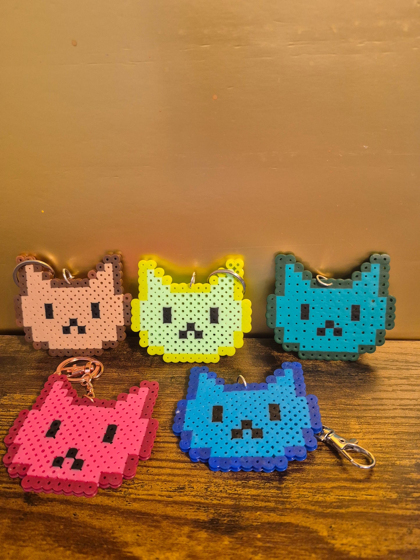Cat Face Keychain