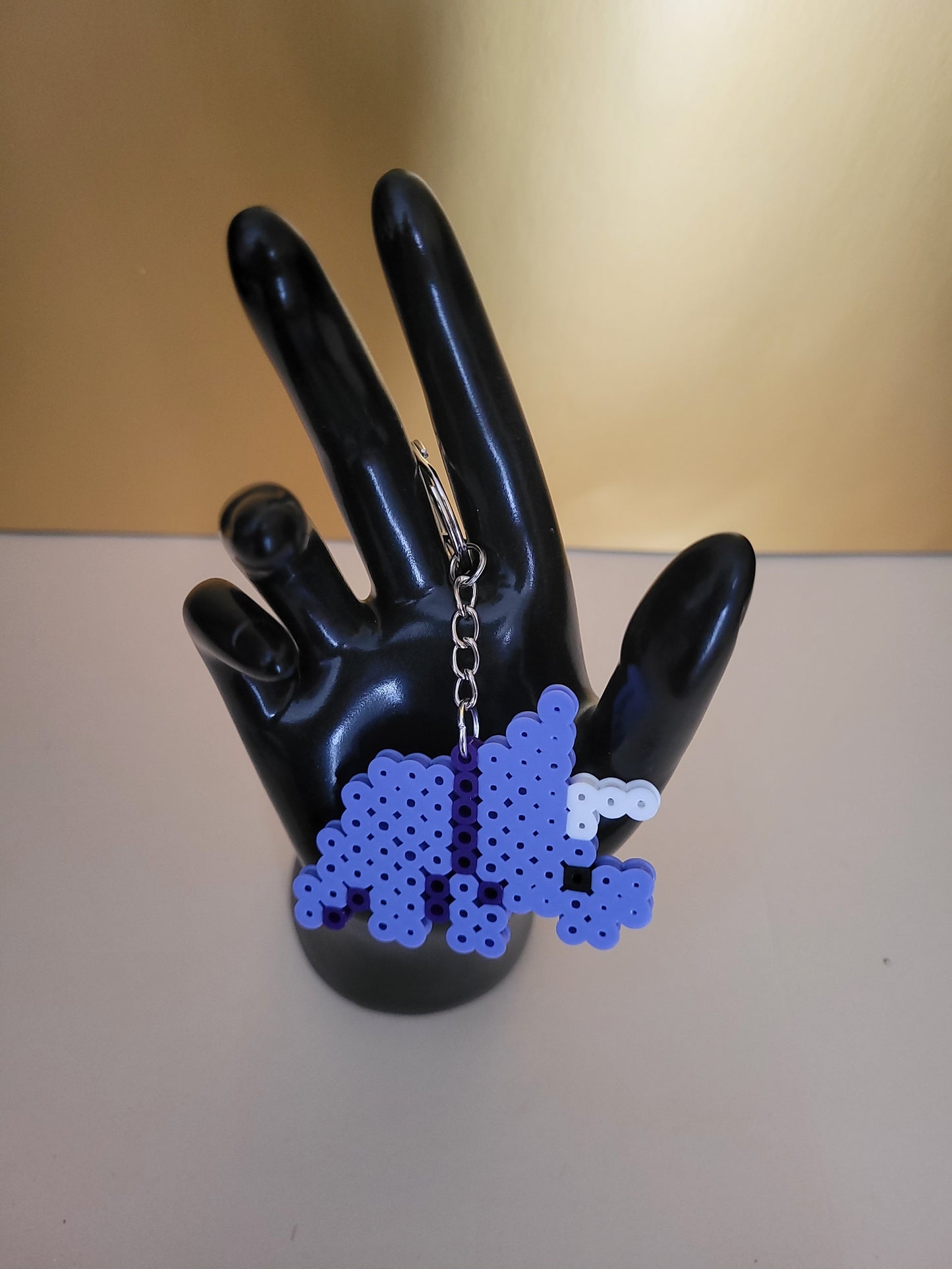 Mini Triceratops Keychains