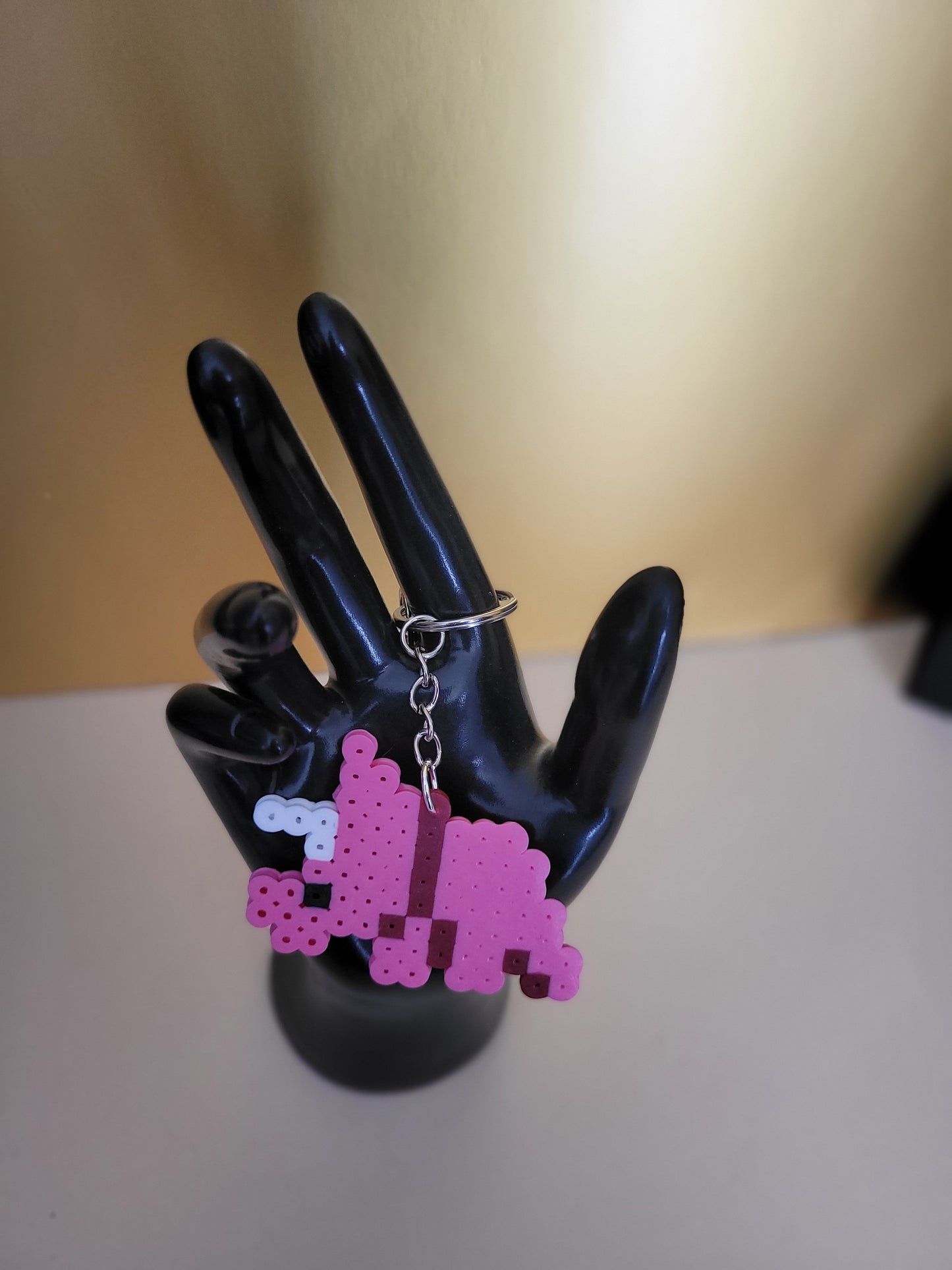 Mini Triceratops Keychains