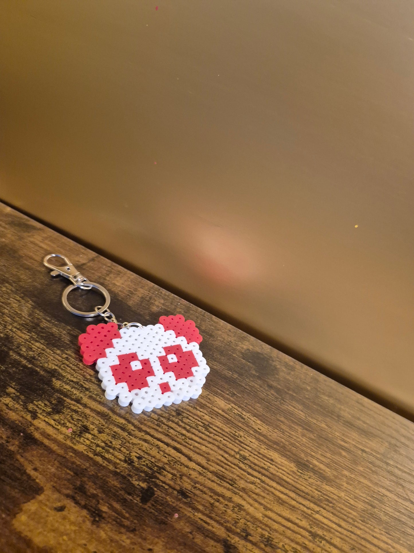 Panda face keychain