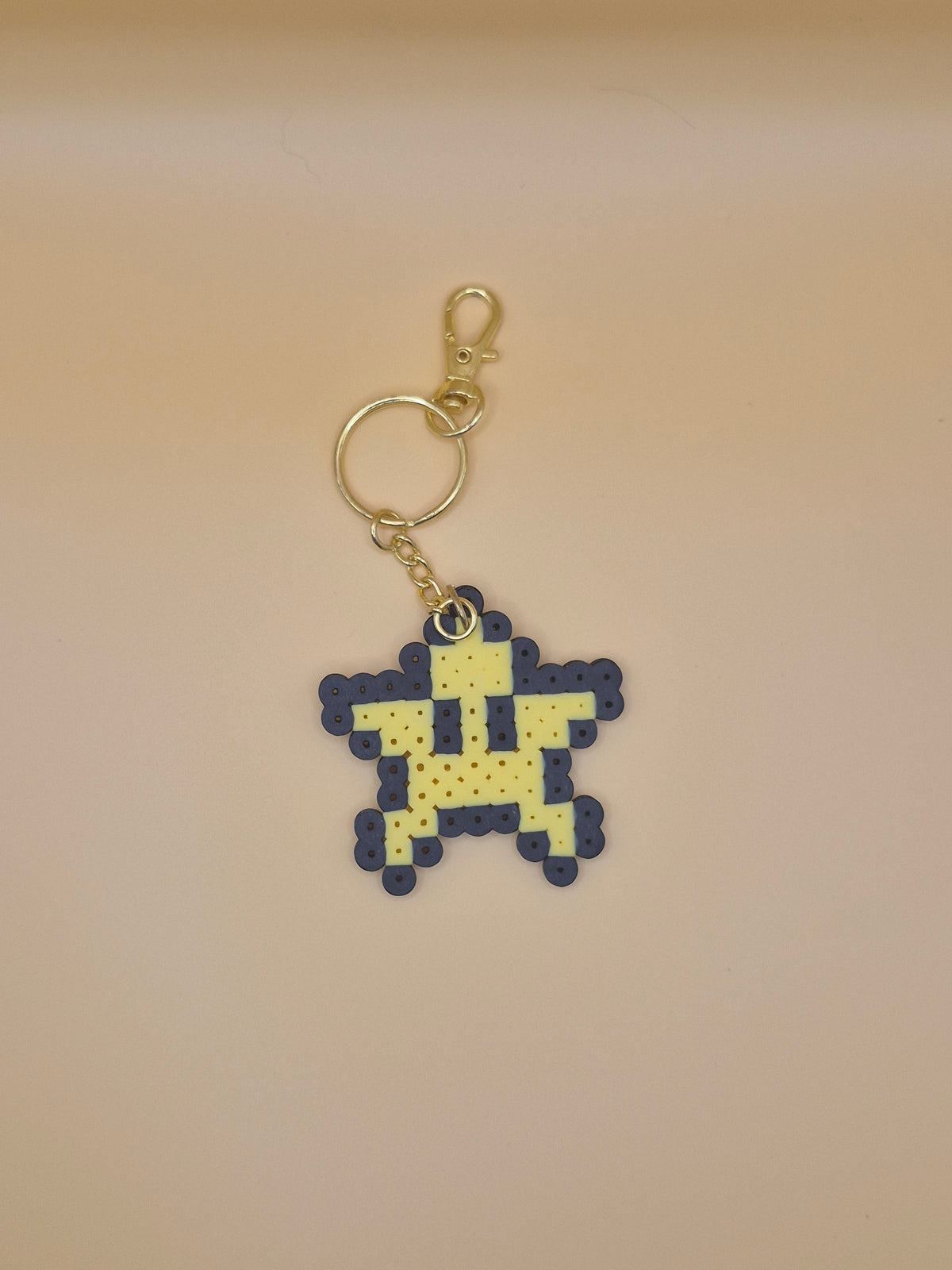 Mario Star Keychain