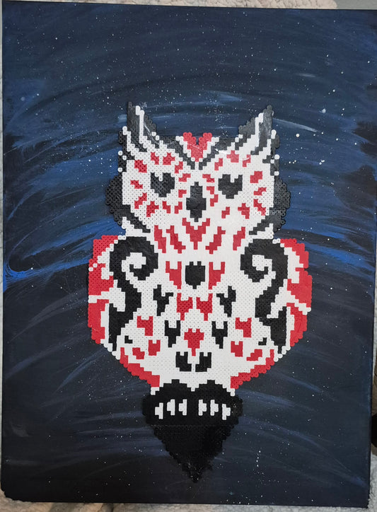 Tribal Owl Canvas