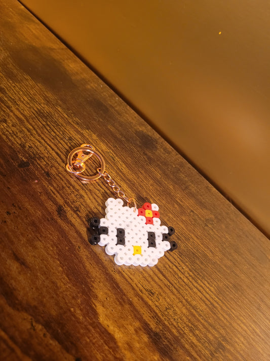 Hello Kitty Head Keychain