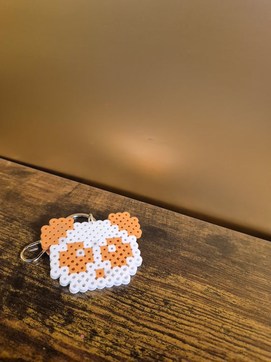 Panda face keychain